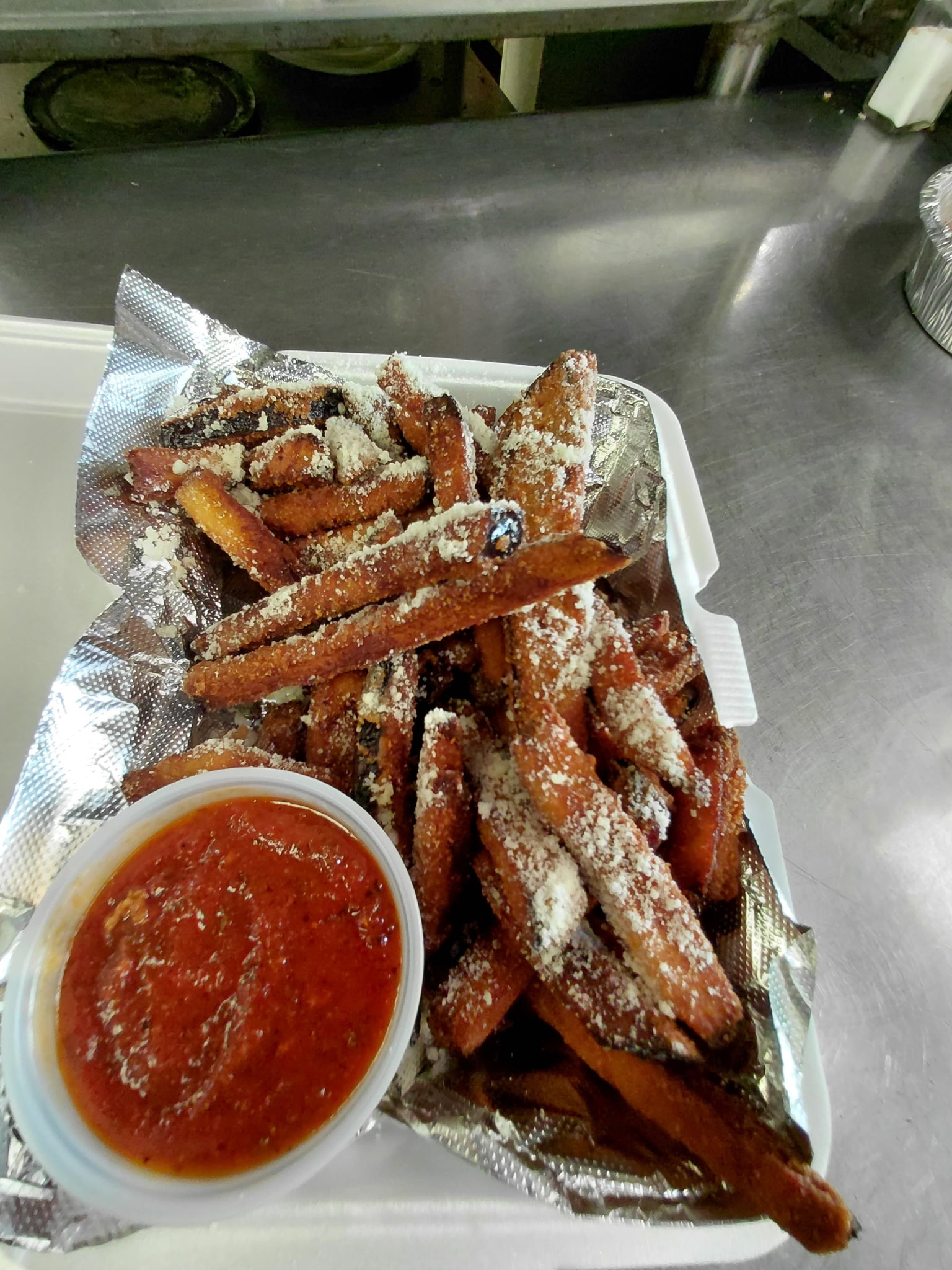 Eggplant fries